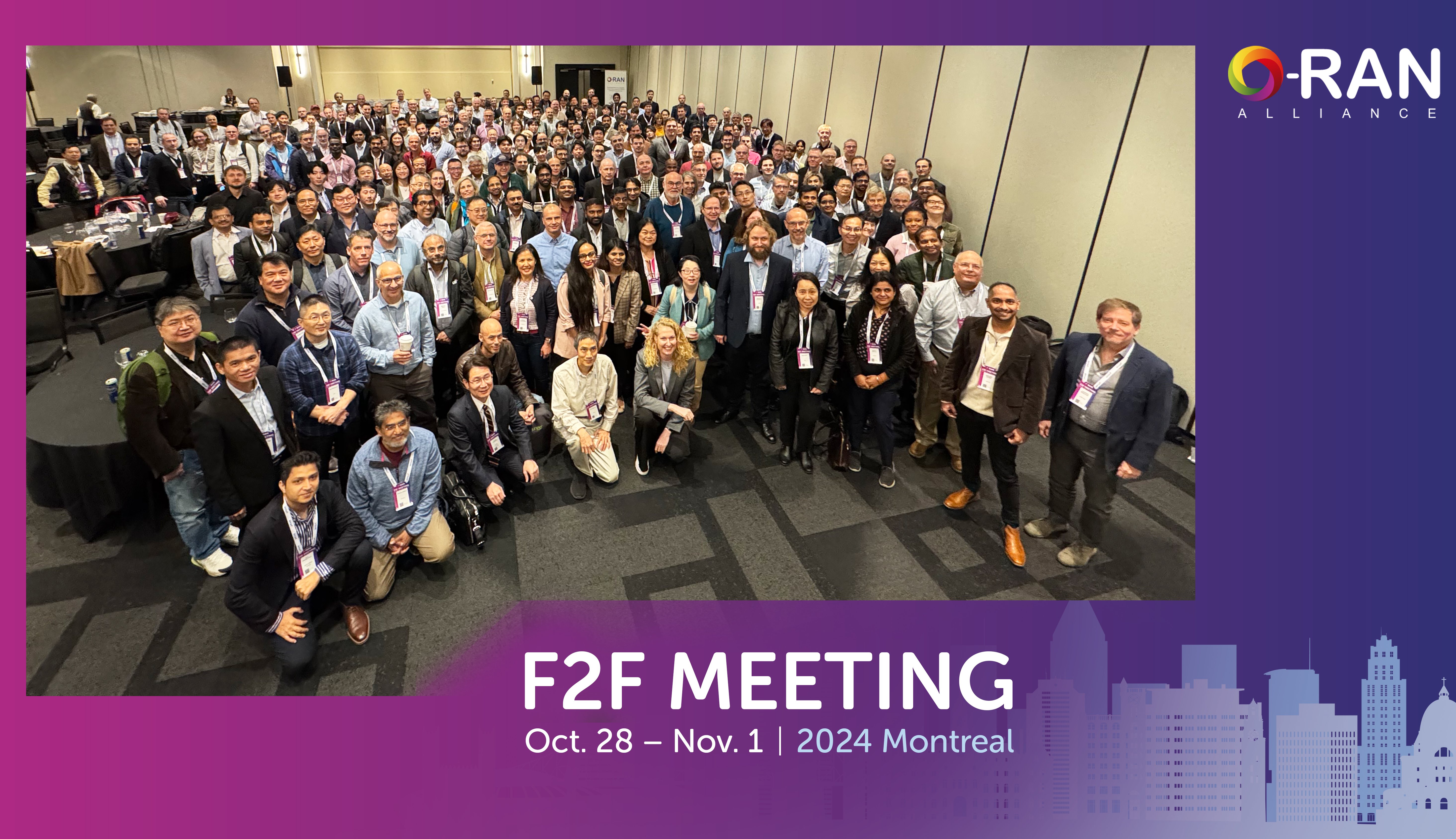 耀睿科技參與 O-RAN Alliance F2F 2024（in Montreal）